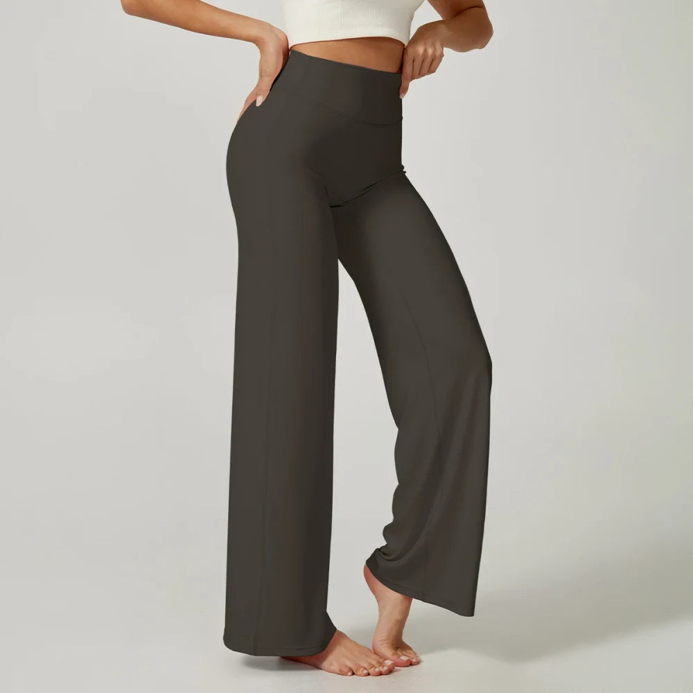 High Waist Wide Leg Yoga Pants