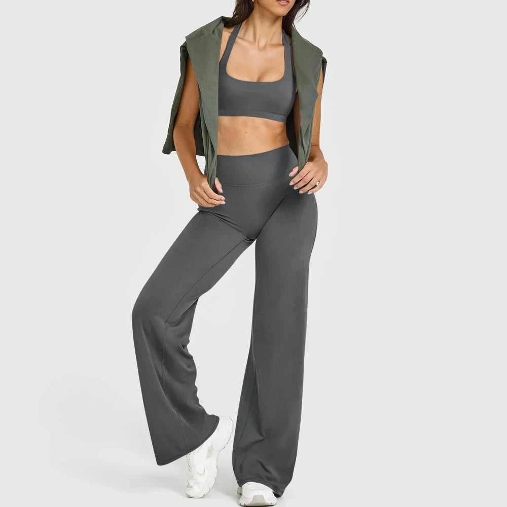 High Waist Wide Leg Yoga Pants