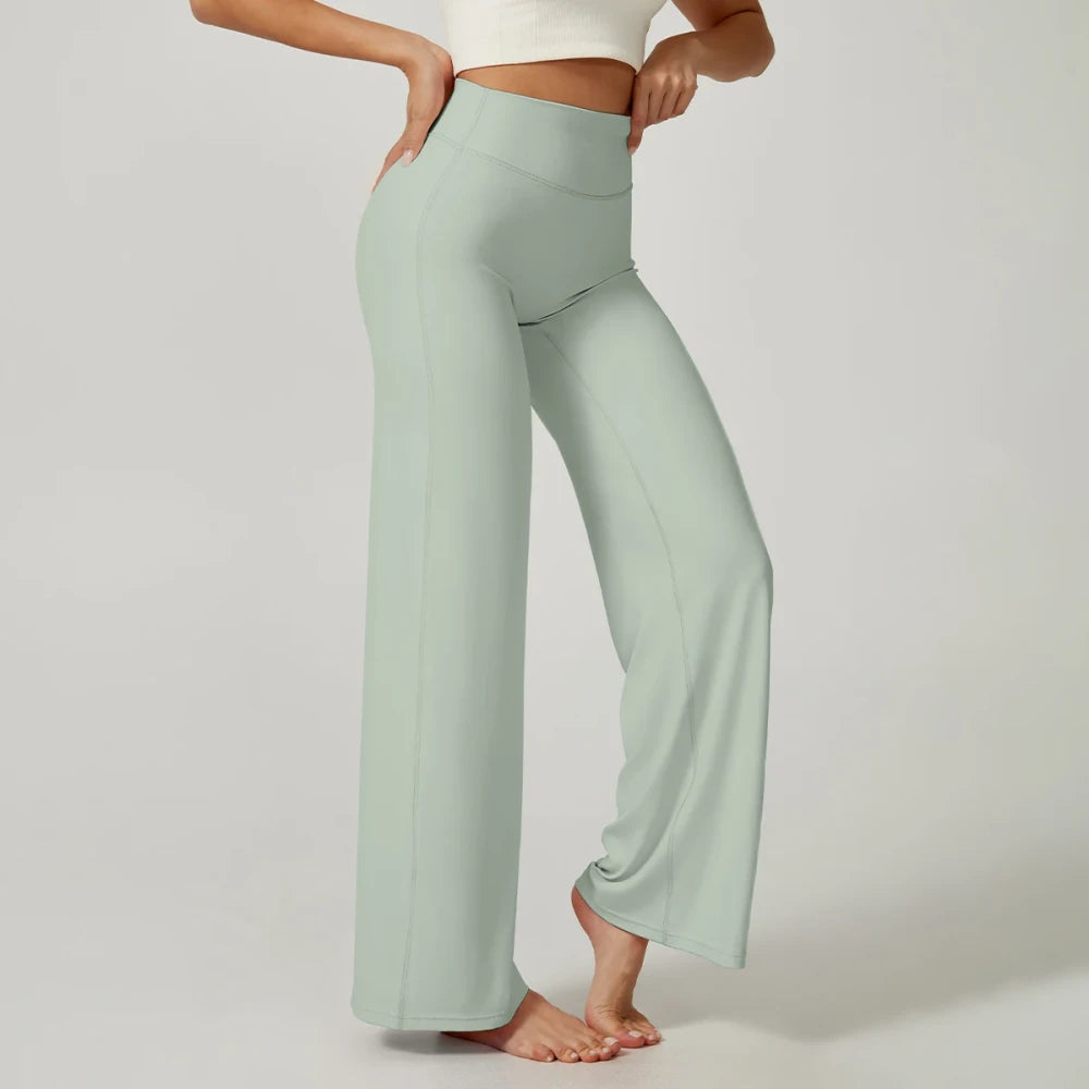 High Waist Wide Leg Yoga Pants